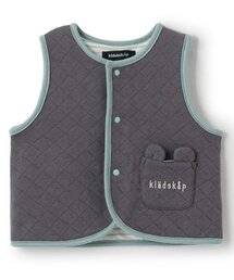 kladskap | アニマルポケットキルトベスト(その他ベビーウェア)
