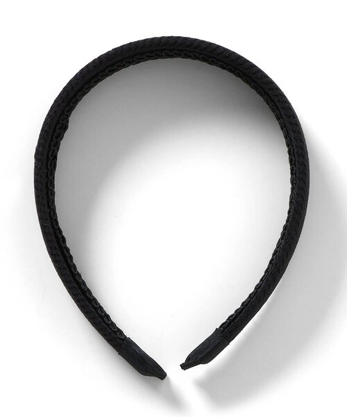 apres les cours（アプレレクール）の「ファー・コーデュロイカチューシャ（カチューシャ・キッズ・アイボリー/ブラック・FREE）」の2枚目の写真