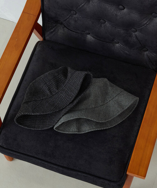 COMME CA ISM（コムサイズム）の「バケットハット（ハット・レディース・ブラック系1/チャコールグレー・FREE）」の6枚目の写真