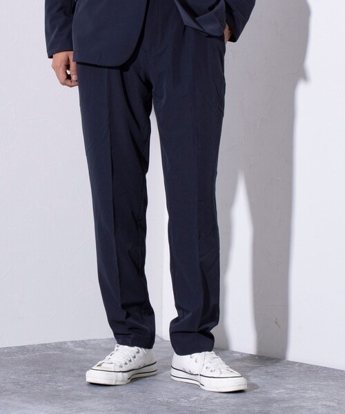 GLOSTER(グロスター)の「【ビジカジ対応】【GLOSTER/グロスター】PERFECTEX イージーパンツ 防シワ(その他パンツ・メンズ・ネイビー/モカ/グレー・S/M/L/XL)」の3枚目の写真