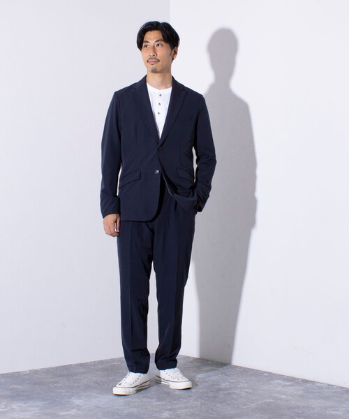 GLOSTER(グロスター)の「【ビジカジ対応】【GLOSTER/グロスター】PERFECTEX イージーパンツ 防シワ(その他パンツ・メンズ・ネイビー/モカ/グレー・S/M/L/XL)」の8枚目の写真