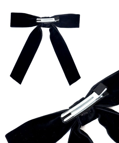 DONOBAN(ドノバン)の「ベロアリボンクリップ(ブローチ/コサージュ・レディース・ブラック・ONE)」の13枚目の写真