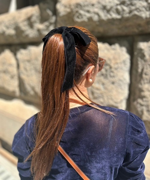 DONOBAN(ドノバン)の「ベロアリボンクリップ(ブローチ/コサージュ・レディース・ブラック・ONE)」の16枚目の写真