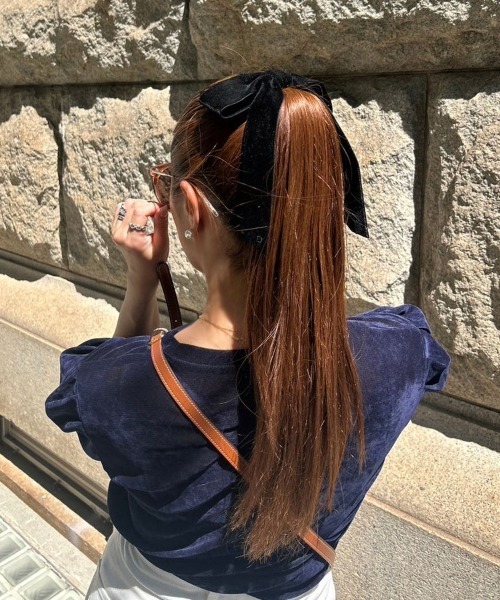 DONOBAN(ドノバン)の「ベロアリボンクリップ(ブローチ/コサージュ・レディース・ブラック・ONE)」の17枚目の写真