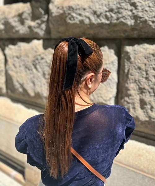 DONOBAN(ドノバン)の「ベロアリボンクリップ(ブローチ/コサージュ・レディース・ブラック・ONE)」の18枚目の写真