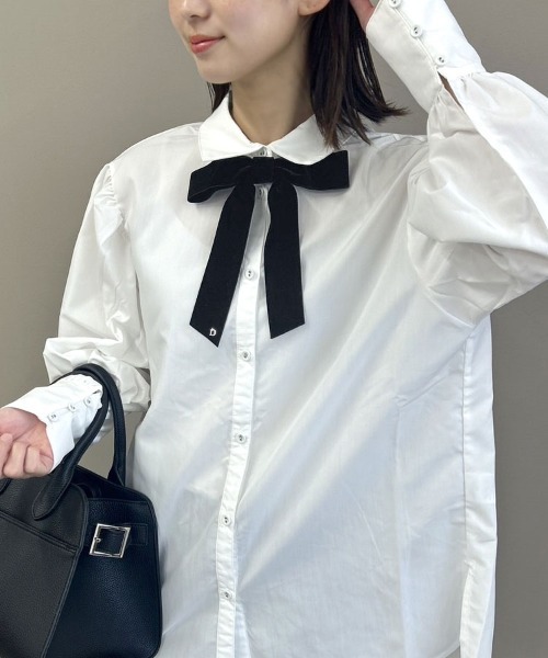 DONOBAN(ドノバン)の「ベロアリボンクリップ(ブローチ/コサージュ・レディース・ブラック・ONE)」の10枚目の写真