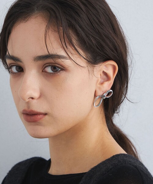【セール】＜POP ADER.bijoux×green label relaxing＞リボン イヤリング（イヤリング）｜green label relaxing（グリーンレーベルリラクシング）