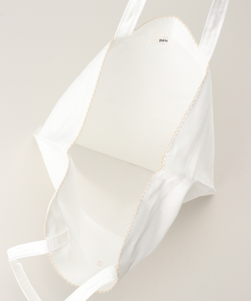 plage(プラージュ)の「PAN/パン TOTE BAG(クラッチバッグ・レディース・ホワイト/ホワイト系その他・FREE)」の5枚目の写真
