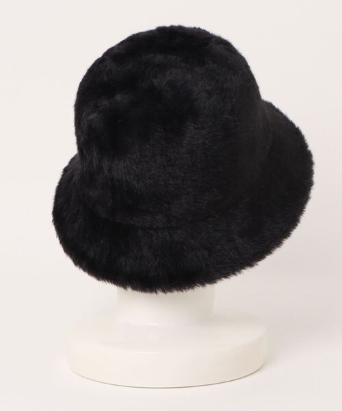 ROSE BUD(ローズバッド)の「ヘアリーバケットハット(ハット・レディース・ブラック/ブラウン・FREE)」の3枚目の写真