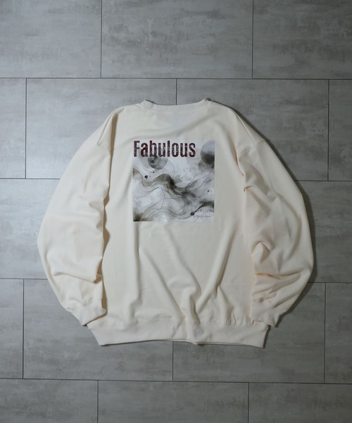 Anytime Songs(エニータイムソングス)の「cardboard knit crew neck design cutsew/ダンボールニット クルーネック デザイン カットソー(スウェット・メンズ・ブラック/ホワイト/グレー/ブラック系その他/チャコールグレー/ホワイト系その他2/ホワイト系その他/ブラック系その他2/グレー系その他・M/L/XL)」の3枚目の写真