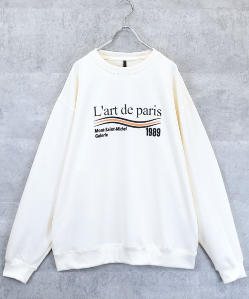 Anytime Songs(エニータイムソングス)の「cardboard knit crew neck design cutsew/ダンボールニット クルーネック デザイン カットソー(スウェット・メンズ・ブラック/ホワイト/グレー/ブラック系その他/チャコールグレー/ホワイト系その他2/ホワイト系その他/ブラック系その他2/グレー系その他・M/L/XL)」の19枚目の写真