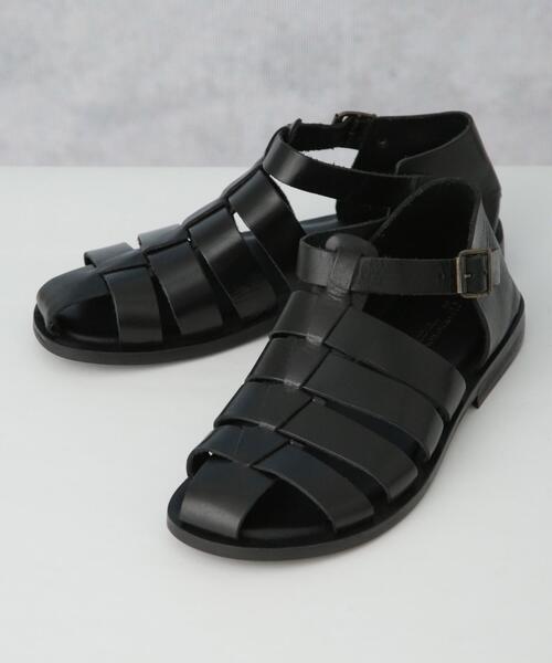 CORSO ROMA,9(コルソローマ)の「CORSO ROMA 9/別注 グルカストラップサンダル(サンダル・メンズ・ブラック・41)」の2枚目の写真