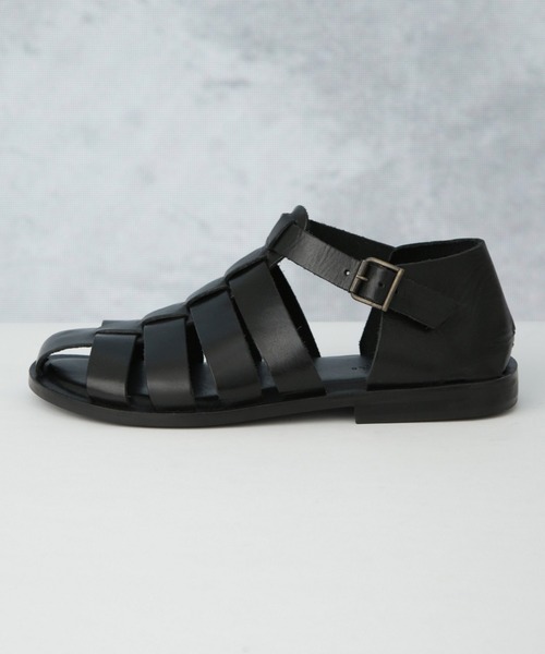 CORSO ROMA,9(コルソローマ)の「CORSO ROMA 9/別注 グルカストラップサンダル(サンダル・メンズ・ブラック・41)」の4枚目の写真