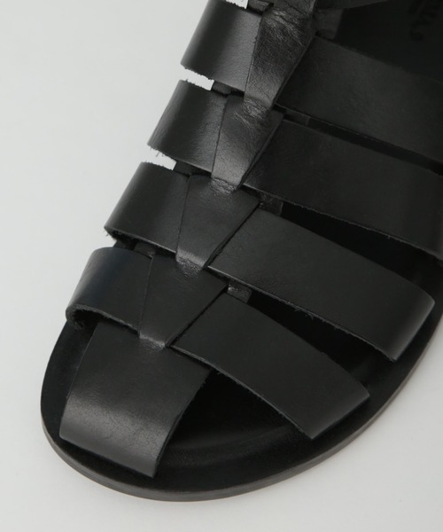 CORSO ROMA,9(コルソローマ)の「CORSO ROMA 9/別注 グルカストラップサンダル(サンダル・メンズ・ブラック・41)」の8枚目の写真
