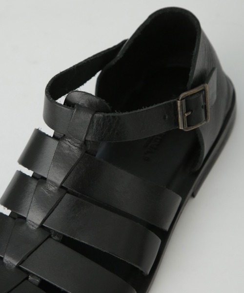 CORSO ROMA,9(コルソローマ)の「CORSO ROMA 9/別注 グルカストラップサンダル(サンダル・メンズ・ブラック・41)」の9枚目の写真