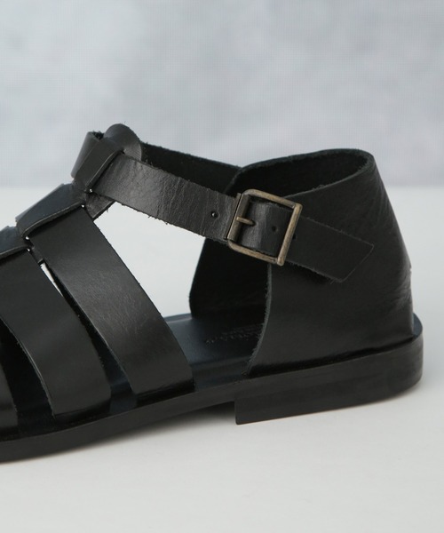 CORSO ROMA,9(コルソローマ)の「CORSO ROMA 9/別注 グルカストラップサンダル(サンダル・メンズ・ブラック・41)」の10枚目の写真