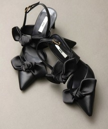 R&E | 【R&E】Wリボンスティックヒールパンプス(パンプス)