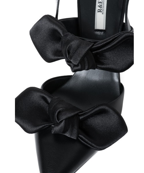 【セール】【24AW新作】【R&E】Wリボンスティックヒールパンプス（パンプス）｜R&E（アールアンドイー）