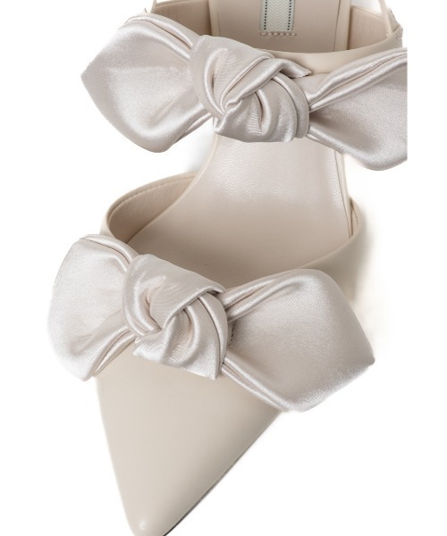 【セール】【24AW新作】【R&E】Wリボンスティックヒールパンプス（パンプス）｜R&E（アールアンドイー）