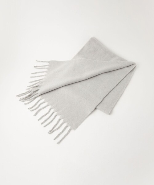 green label relaxing（グリーンレーベルリラクシング）の「バルキーマフラー（マフラー・レディース・ライトグレー/グレー/オフホワイト/パープル/ロイヤルブルー/ピンク・FREE）」の14枚目の写真