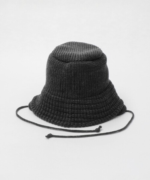 RACAL（ラカル）の「＜RACAL＞イヤー ニット バケットハット（ハット・レディース・オレンジ/ダークグレー・FREE）」の19枚目の写真