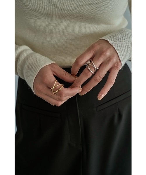 marjour（マージュール）の「FLOAT RING（リング・レディース・シルバー/ゴールド・12号）」の14枚目の写真