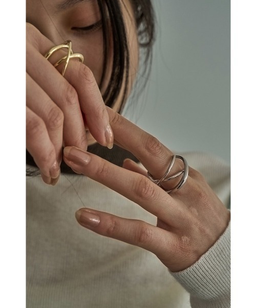 marjour（マージュール）の「FLOAT RING（リング・レディース・シルバー/ゴールド・12号）」の16枚目の写真