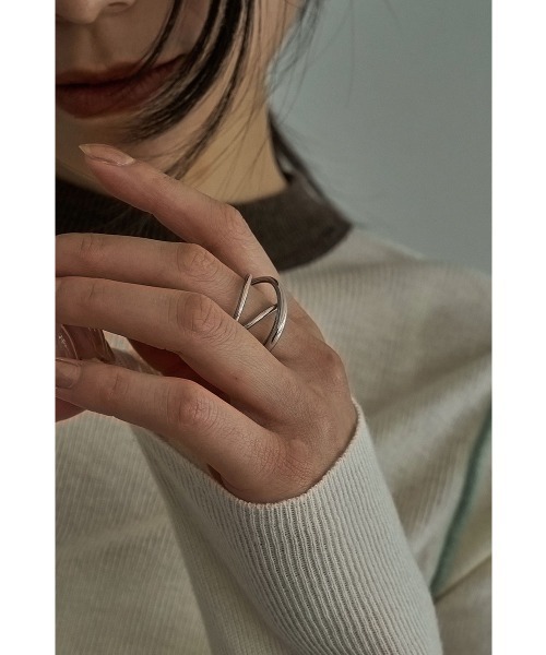 marjour（マージュール）の「FLOAT RING（リング・レディース・シルバー/ゴールド・12号）」の17枚目の写真