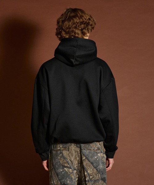 WETTEMPT（ウィテンプト）の「FLEECE LINING SNAP PARKA /裏起毛スナップパーカー（パーカー・メンズ・杢グレー/ブラック/チャコール・SMALL/LARGE/MEDIUM）」の20枚目の写真