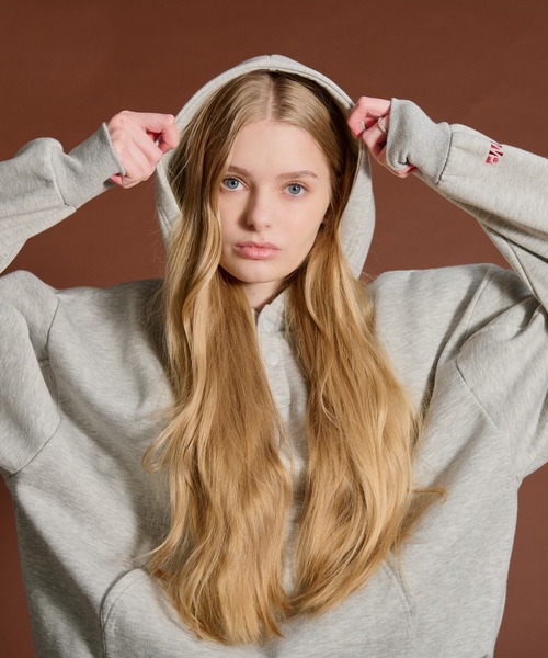 FLEECE LINING SNAP PARKA /裏起毛スナップパーカー（パーカー