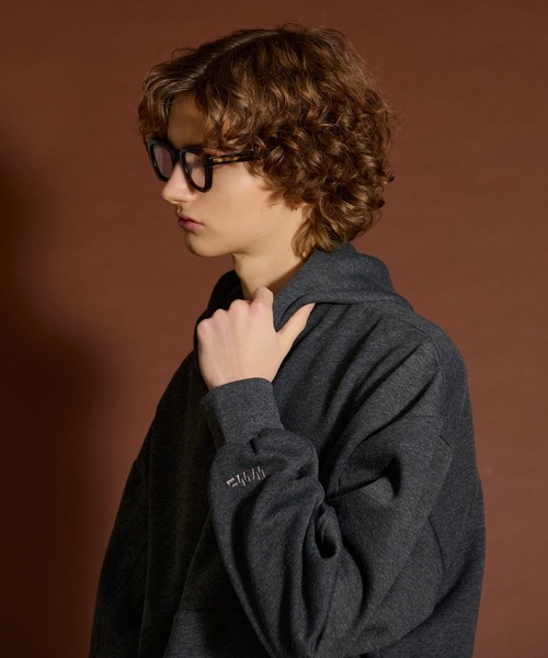 WETTEMPT（ウィテンプト）の「FLEECE LINING SNAP PARKA /裏起毛スナップパーカー（パーカー・メンズ・杢グレー/ブラック/チャコール・SMALL/LARGE/MEDIUM）」の12枚目の写真