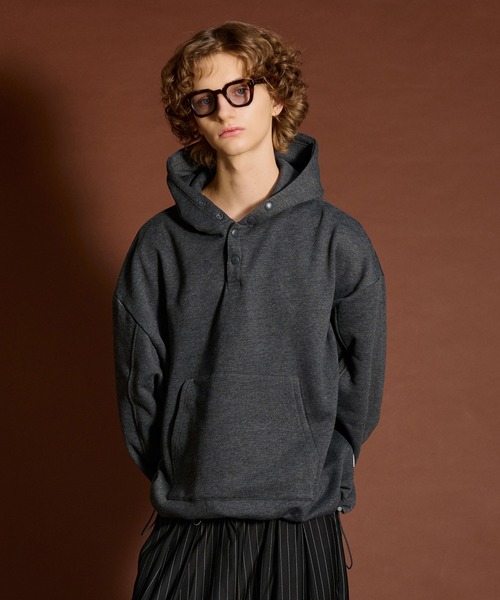 FLEECE LINING SNAP PARKA /裏起毛スナップパーカー（パーカー