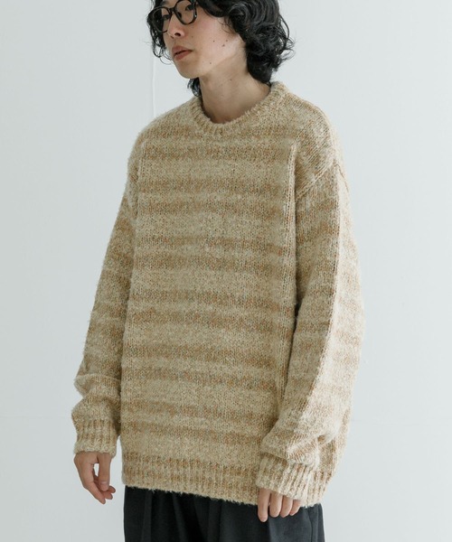 セール】URBAN RESEARCH iD ブークレメランジニット（ニット