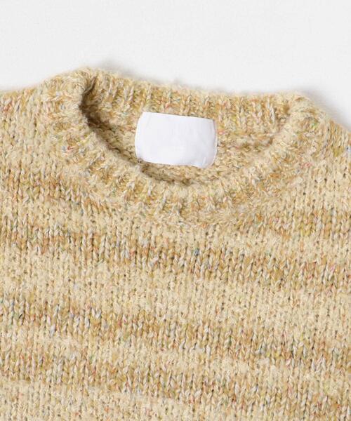 URBAN RESEARCH（アーバンリサーチ）の「URBAN RESEARCH iD　ブークレメランジニット（ニット/セーター・メンズ・グレー/ベージュ・MEDIUM/LARGE）」の8枚目の写真