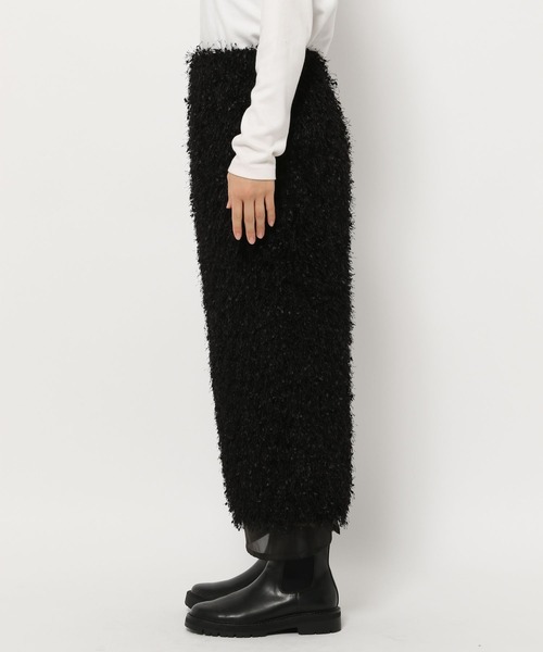 LOWRYS FARM（ローリーズファーム）の「フェザーレイヤードスカート　247902（スカート・レディース・アイボリー/グレー/ブラック・FREE）」の13枚目の写真