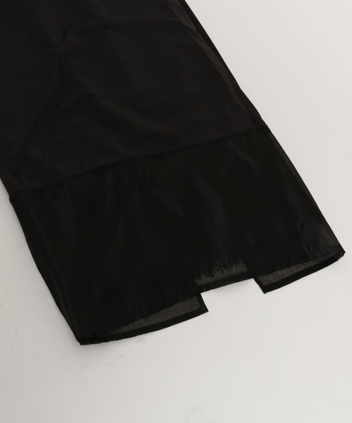 LOWRYS FARM（ローリーズファーム）の「フェザーレイヤードスカート　247902（スカート・レディース・アイボリー/グレー/ブラック・FREE）」の7枚目の写真