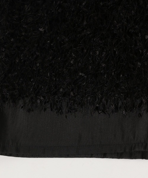 LOWRYS FARM（ローリーズファーム）の「フェザーレイヤードスカート　247902（スカート・レディース・アイボリー/グレー/ブラック・FREE）」の5枚目の写真