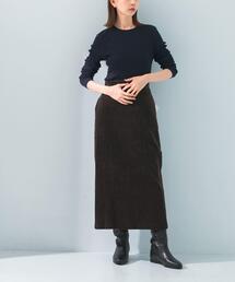 le CORDUROY H-LINE SKIRT
