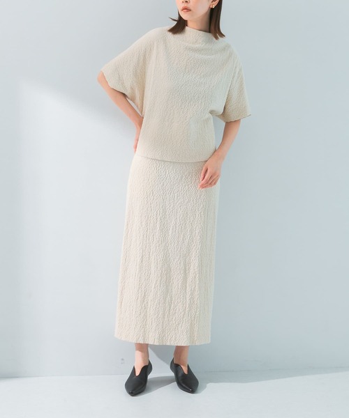 URBAN RESEARCH ROSSO WOMEN(アーバンリサーチ ロッソ)の「le CORDUROY H-LINE SKIRT(スカート・レディース・ブラウン/アイボリー・SMALL)」の19枚目の写真
