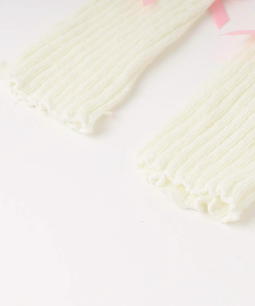 URBAN CHERRY（アーバンチェリー）の「ミニリボンレッグウォーマー（レッグウォーマー・キッズ・ピンク/グレー/ブラック・FREE）」の11枚目の写真