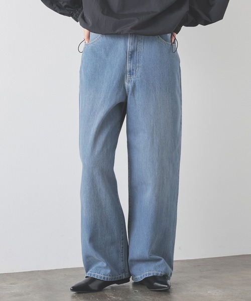 Honeys（ハニーズ）の「デニムカーブパンツ（デニムパンツ・レディース・ブルー系その他/ブルー系その他2/グレー/ダルブルー系/インディゴブルー・L/LL/M/S/SS）」の3枚目の写真