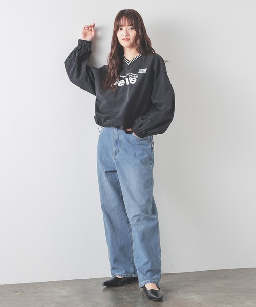 Honeys（ハニーズ）の「デニムカーブパンツ（デニムパンツ・レディース・ブルー系その他/ブルー系その他2/グレー/ダルブルー系/インディゴブルー・L/LL/M/S/SS）」の10枚目の写真