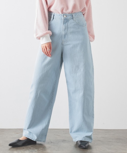 Honeys（ハニーズ）の「デニムカーブパンツ（デニムパンツ・レディース・ブルー系その他/ブルー系その他2/グレー/ダルブルー系/インディゴブルー・L/LL/M/S/SS）」の19枚目の写真