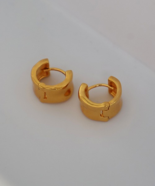 whoseA(フーシー)の「【silver925】Ordinary Pierce 16KGP/オーディナリー フープピアス(ピアス(両耳用)・レディース・ゴールド・FREE)」の8枚目の写真