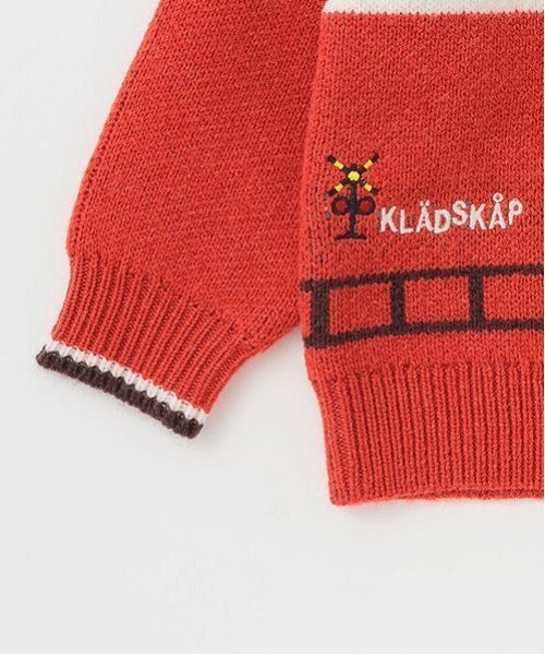 kladskap（クレードスコープ）の「乗り物ニットプルオーバー（ニット/セーター・キッズ・トップグレー/レッド・120cm/110cm/90cm/100cm）」の10枚目の写真