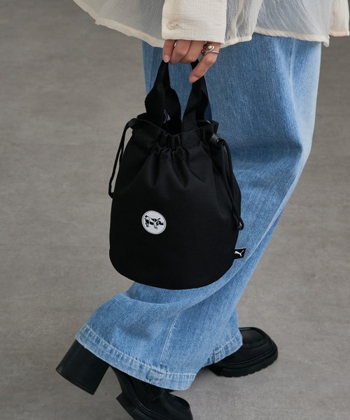 【PUMA】PUMA SLOUCHY ナイロンショルダーバッグ PUMA×SCYE】PUMA x SCYE Drawstring Bag（ショルダーバッグ