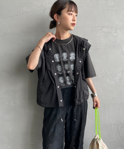 ベスト ジレ 「MILITARY/ミリタリー」 別注 スノーパーカーベスト レディース MILITARY ベスト ジレ 「MILITARY/ミリタリー」 別注 スノー