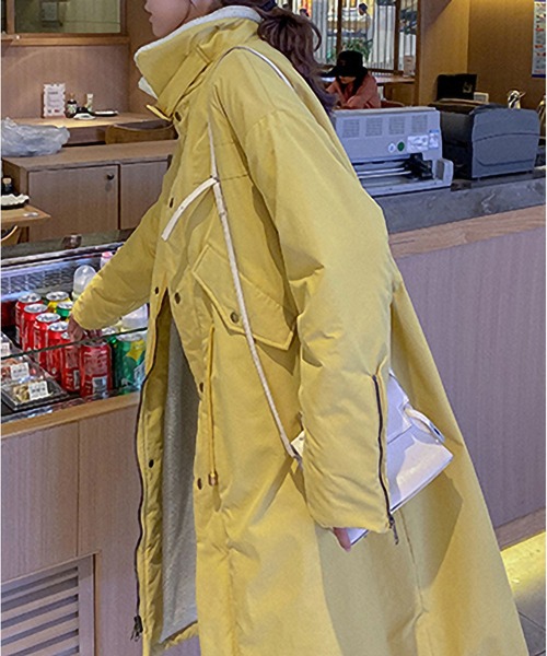 セール】裏ボア ロングコート（その他アウター）｜BLANC FICELLE