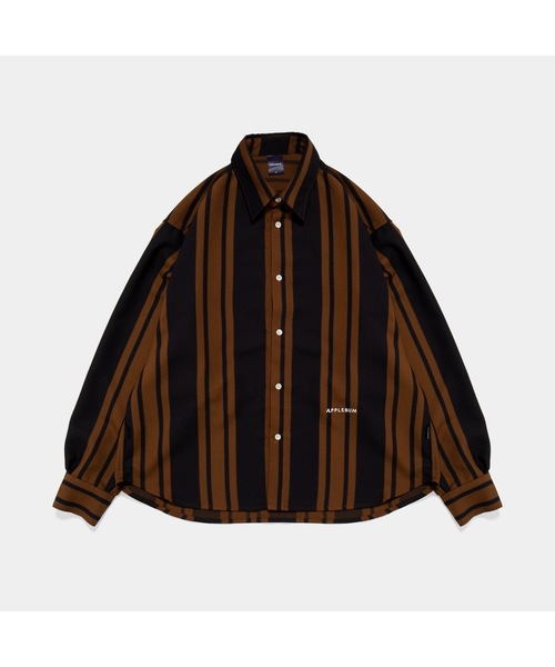 APPLEBUM(アップルバム)の「Wooly Twill Stripe Oversize L/S Shirt(シャツ/ブラウス・メンズ・ブラウン/アイボリー・X-LARGE/LARGE/MEDIUM)」の11枚目の写真