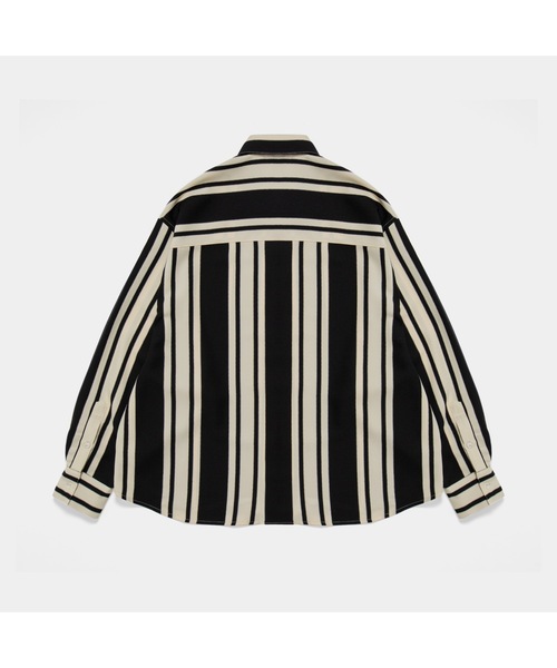 APPLEBUM(アップルバム)の「Wooly Twill Stripe Oversize L/S Shirt(シャツ/ブラウス・メンズ・ブラウン/アイボリー・X-LARGE/LARGE/MEDIUM)」の6枚目の写真